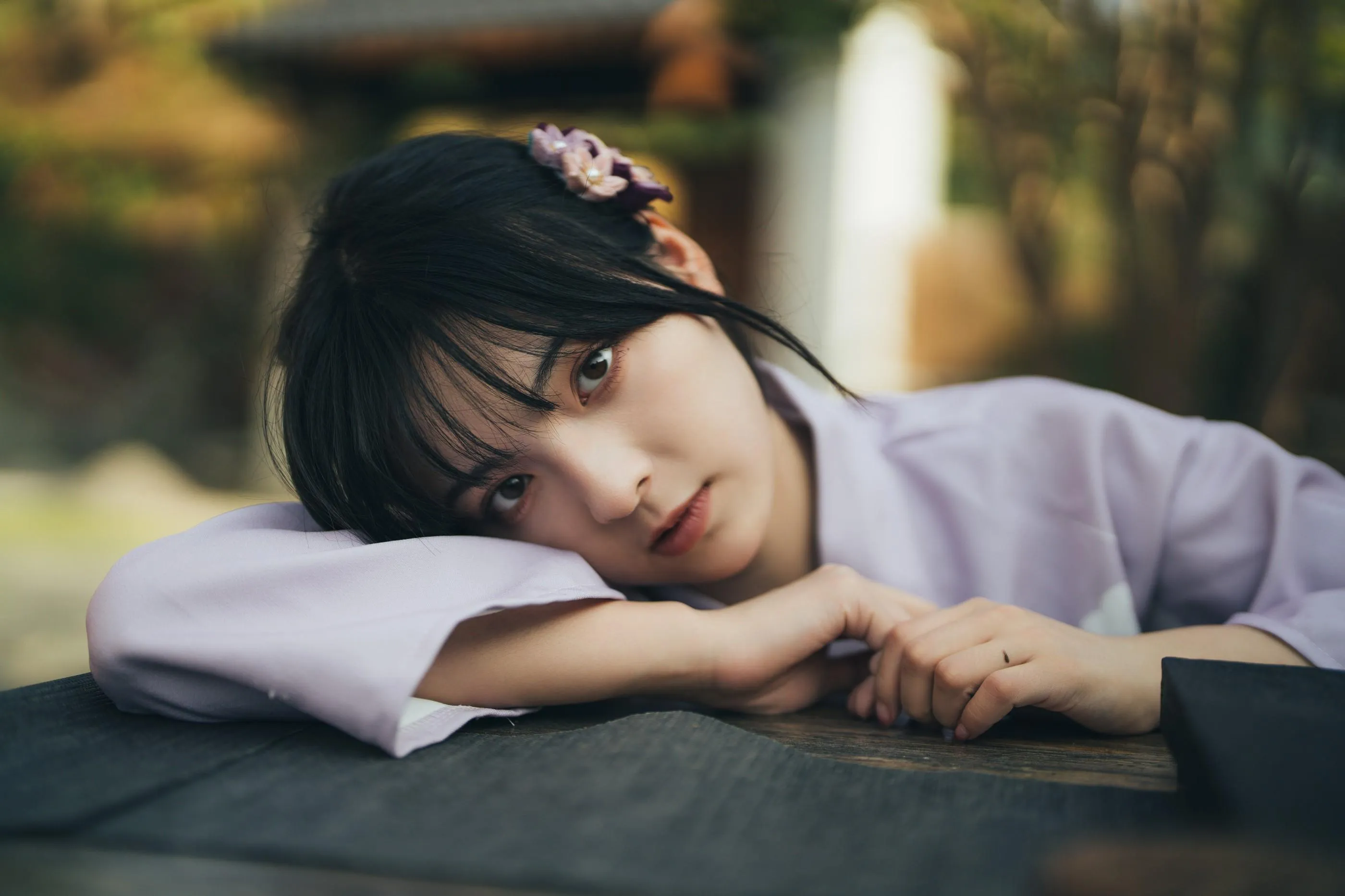 [YITUYU艺图语]2022.02.09 和风物语，日式庭院里的少女写真 dudu [56P]插图2
